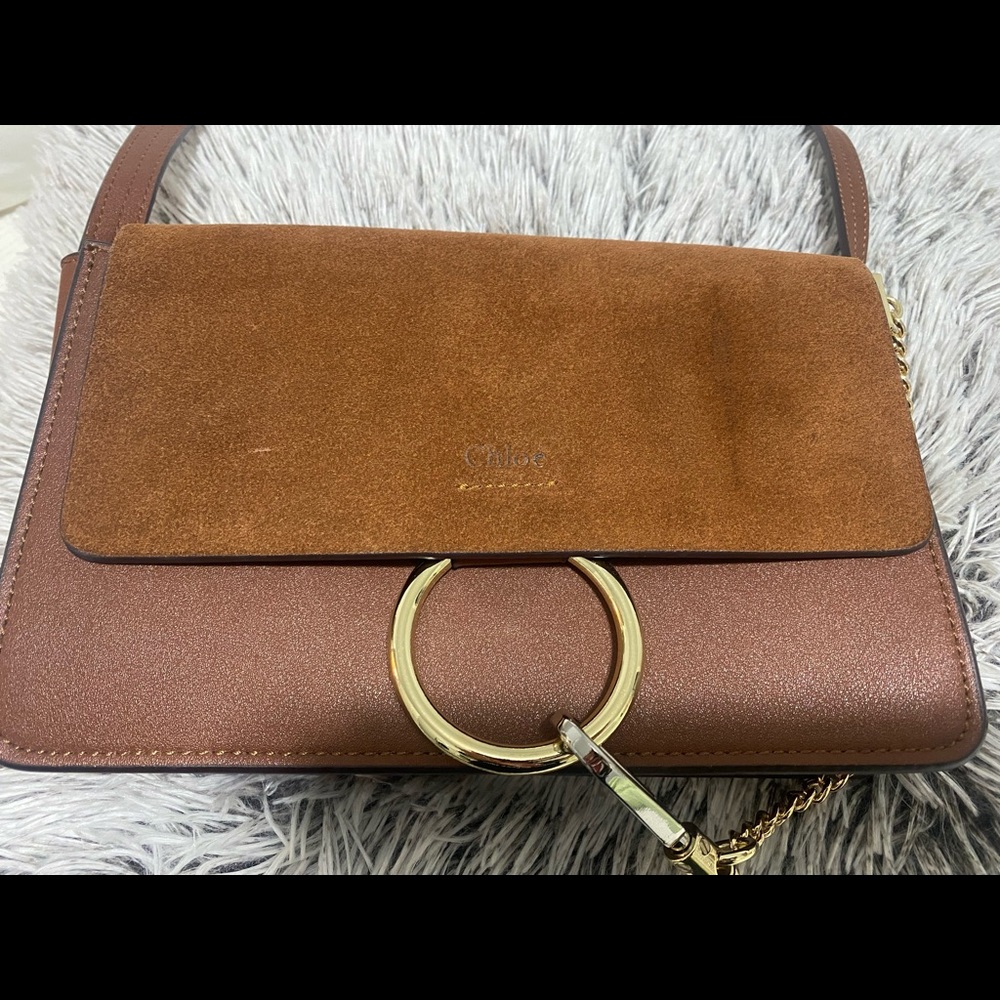 Chloe suede small Faye